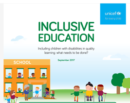 Portada Guía para la educación inclusiva. Incluir a niños con discapacidad en centros de calidad