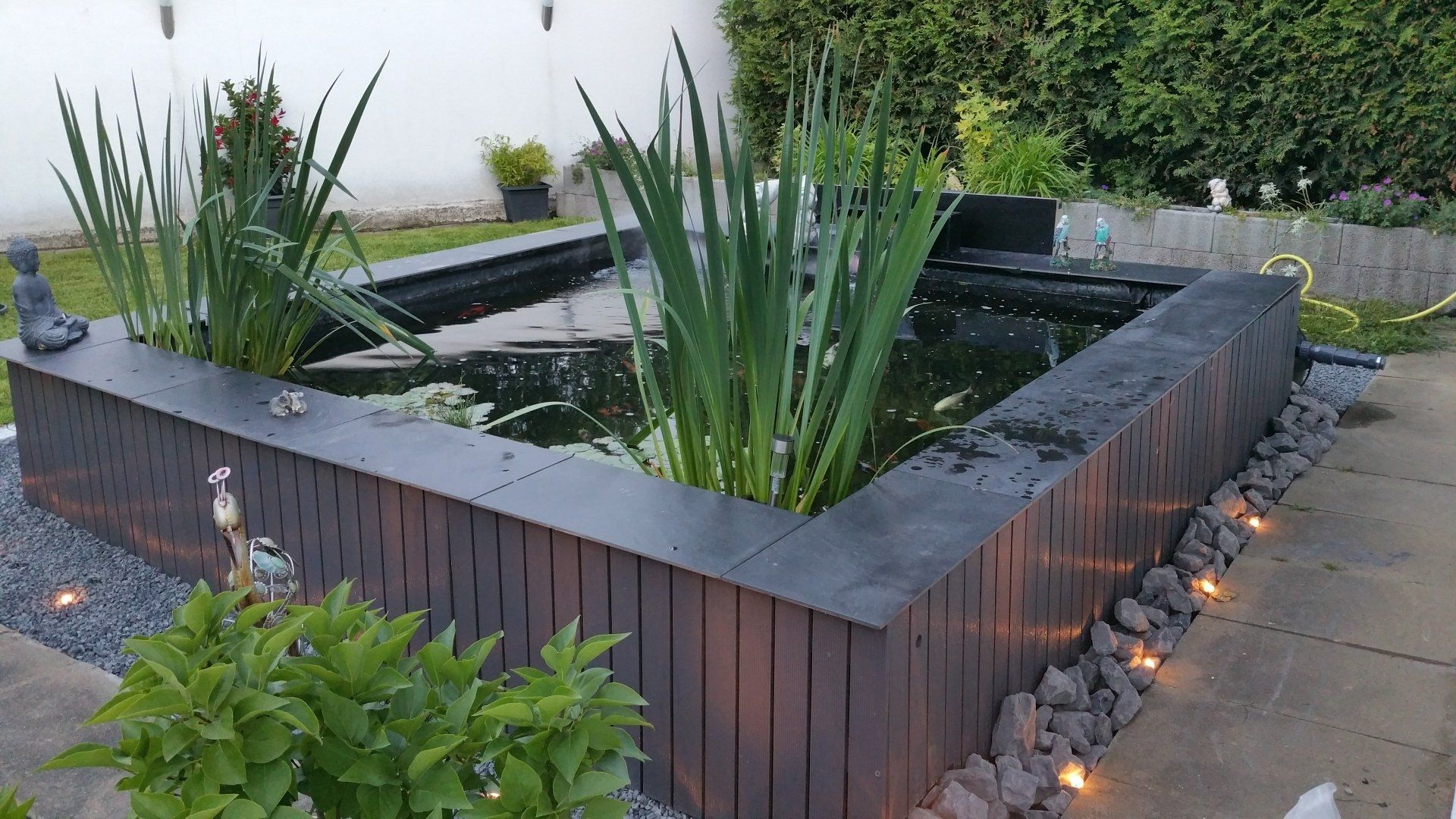 Teich-, Aquarien- und Gartenservice, Vera Bialek, Teichspezi, Fischkrankheiten, Abstrich, Mikroskopie, Söll, Oase, Teichstabil, Koistabil, Bankirai, Hochteich, Teichverkleidung, Teichfit, Sanke, Tancho, Ochiba, Koromo, Kohaku, Showa, Hiutsuri, Kiutsuri, Shiutsuri, Bekko, Asagi, Shusui, Goshiki, Goromo, Shusui, Utsuri, Ogon