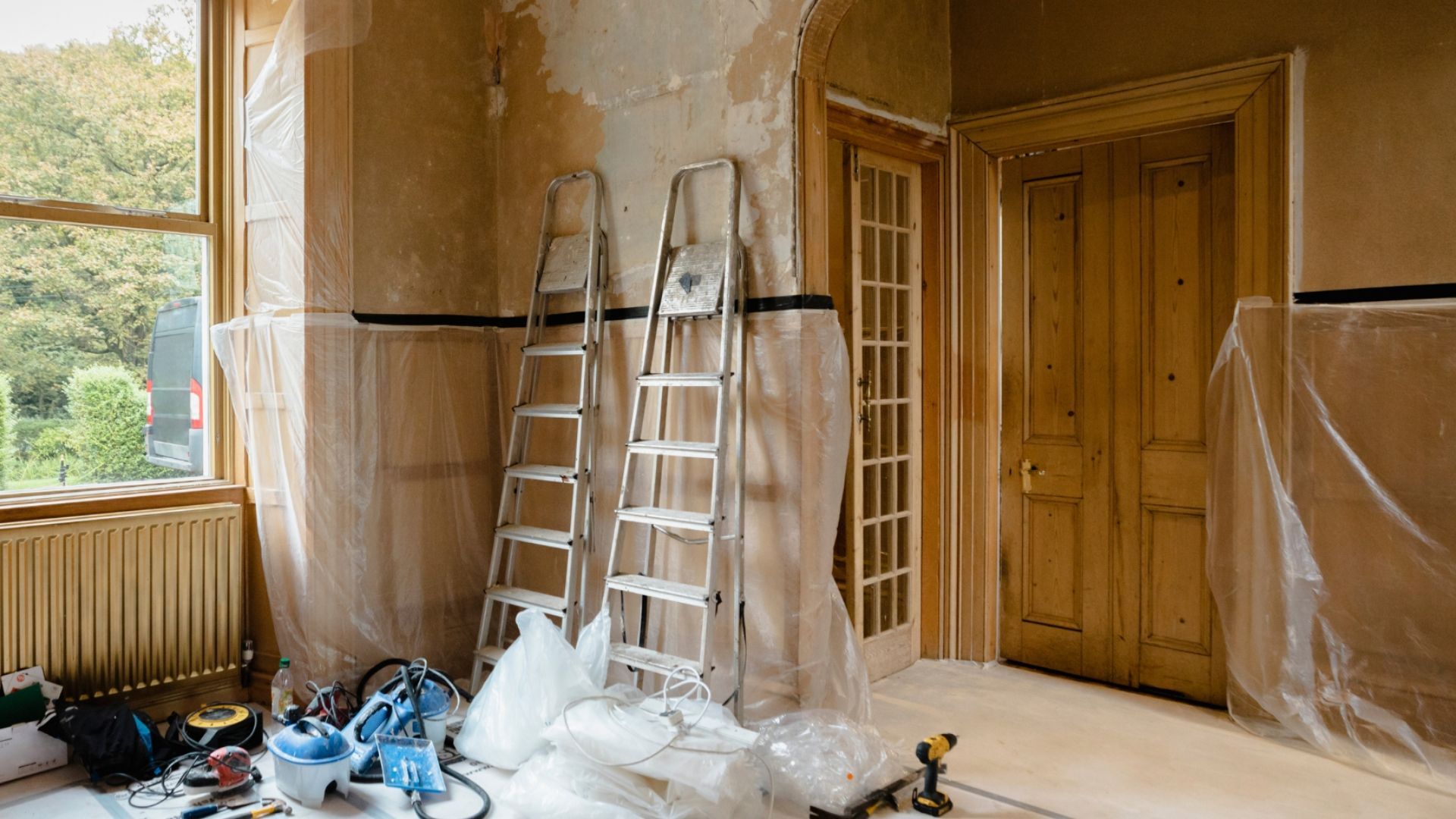Sanierung in Altbauwohnung in Berlin - Baustelle