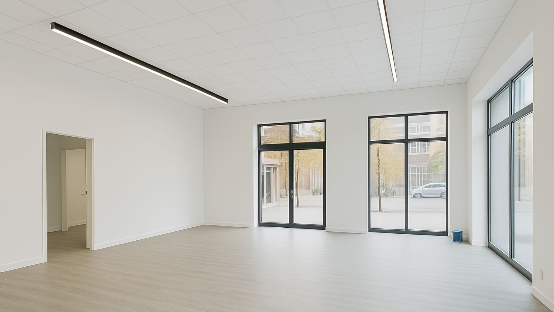 Eine Gewerbeeinheit im Renovierten zustand