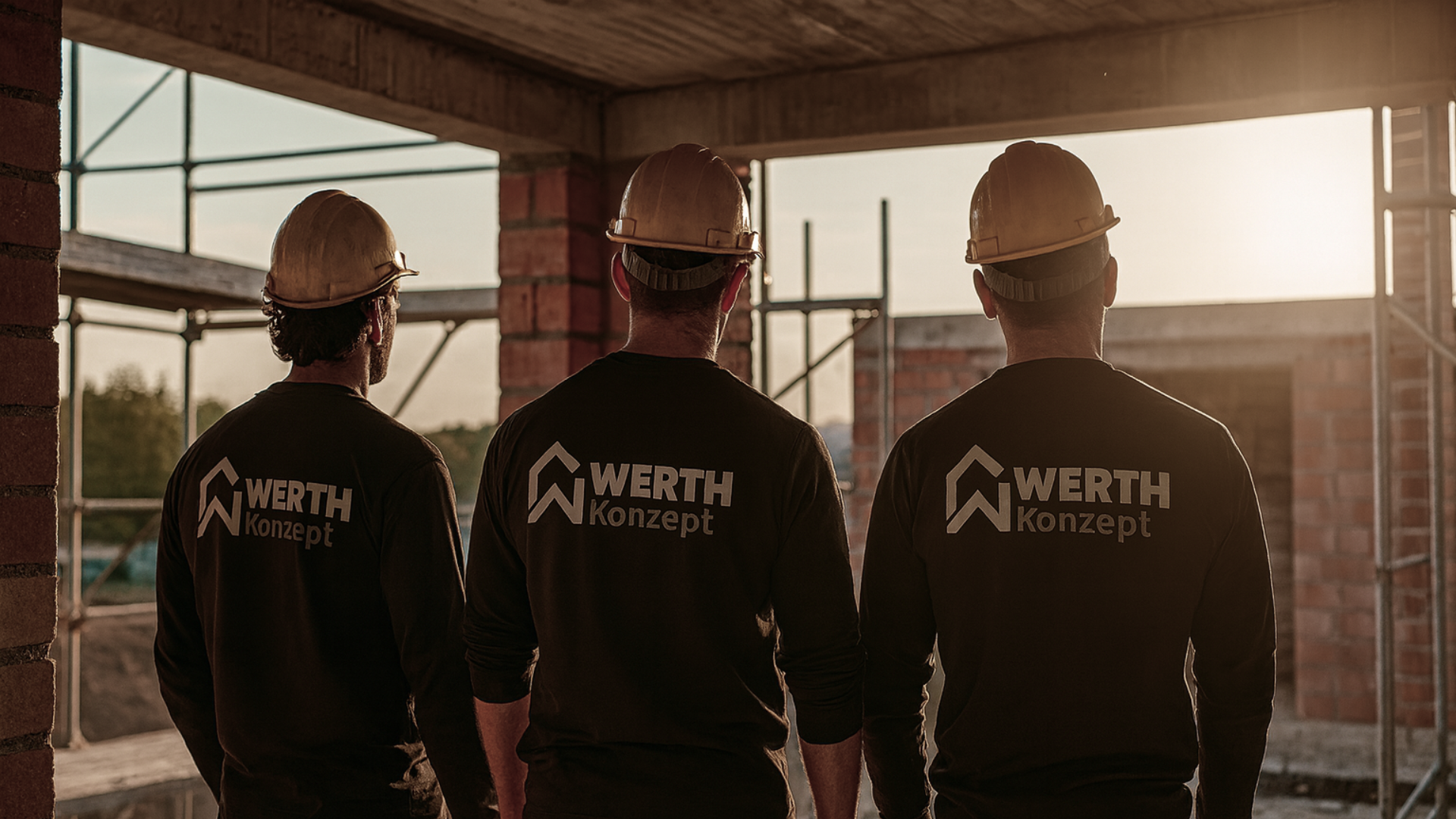 3 Personen mit WERTH Konzept Pullover