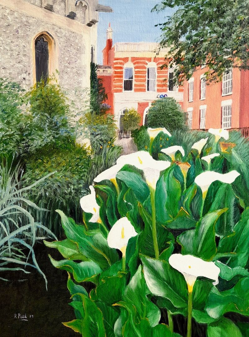 Abbey Water painted by Richard Paul Abbey Water painted by Richard Paul