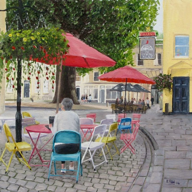Bath Crystal palace painting by Richard Paul Bath Crystal Palace painting by Richard Paul