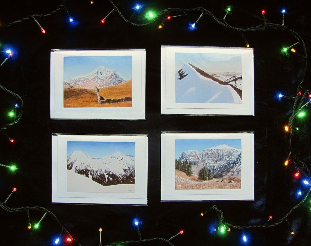snowy Munro cards