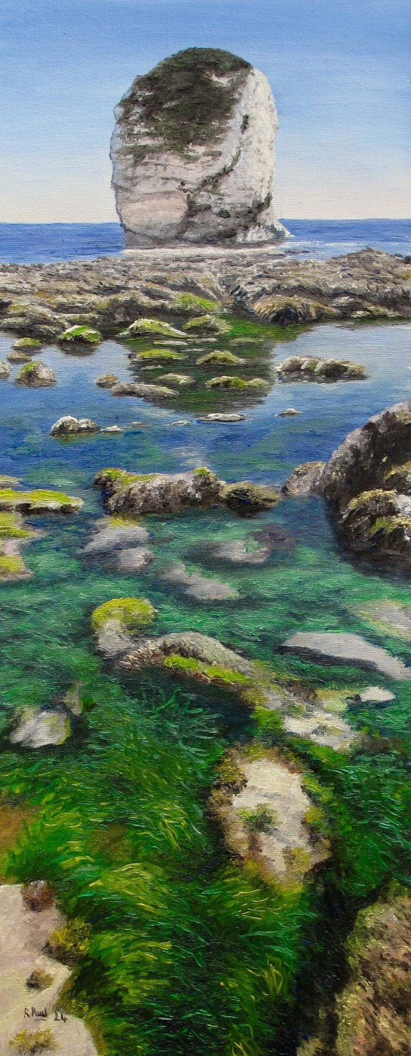 Freshwater Rocks Freshwater Rocks, painted in oil by Richard Paul