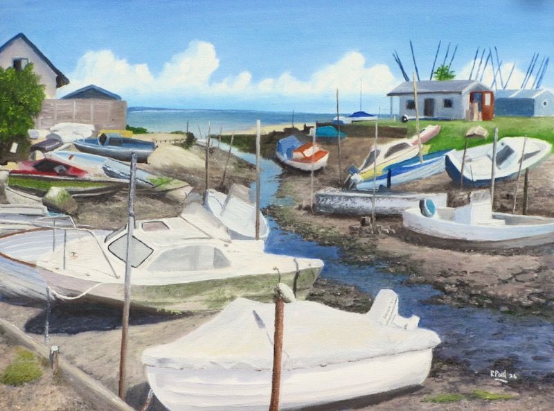 Gurnard Gurnard, painted in oil by Richard Paul