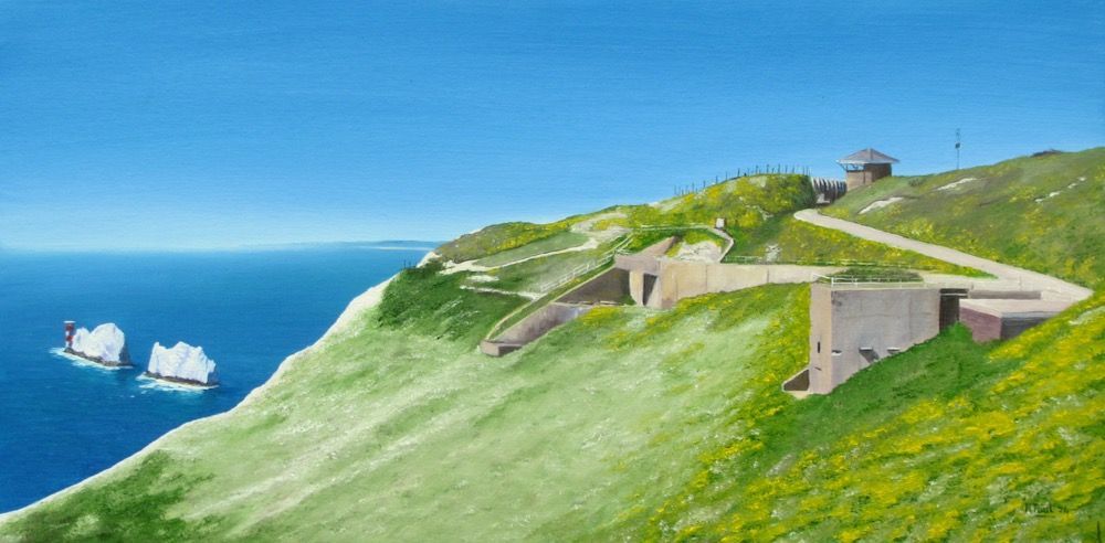 The Needles The Needles, painted in oil by Richard Paul