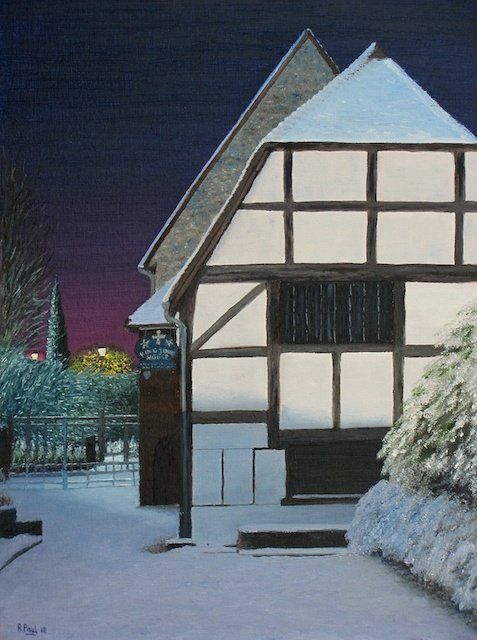 King Johns House King Johns House, Romsey painted in oil by Richard Paul