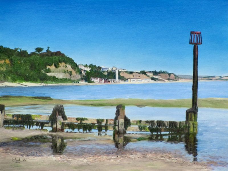 Shanklin Shanklin painted in oil by Richard Paul