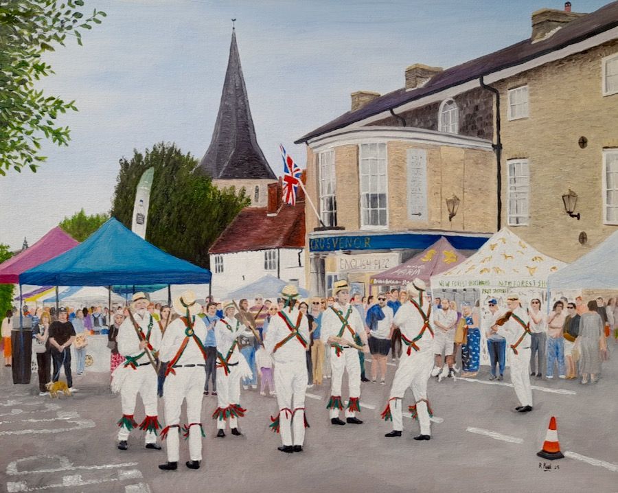Stockbridge painted by Richard Paul Stockbridge painted by Richard Paul