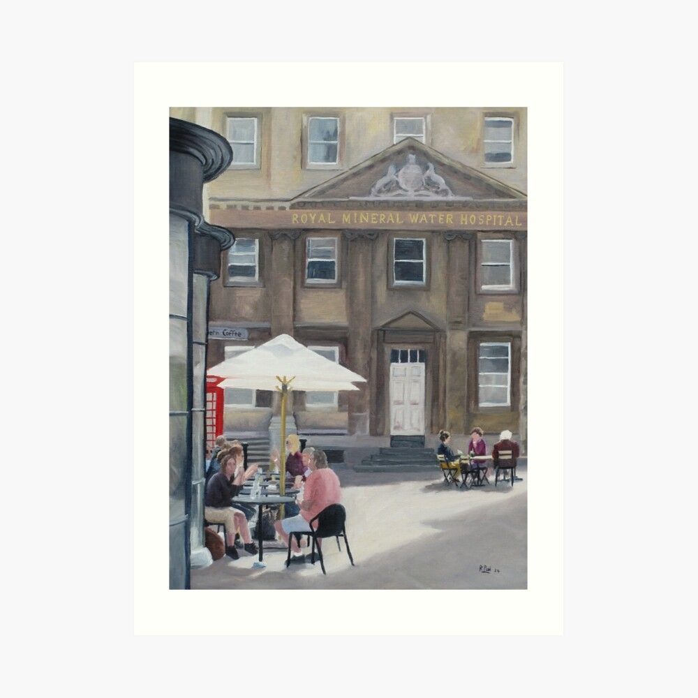 Bath cafes print Bath cafes print
