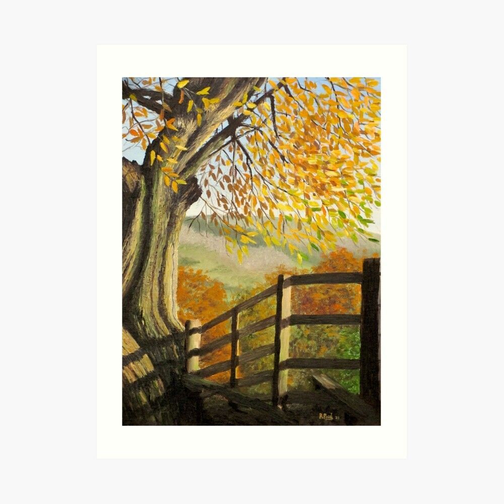 Descent to Skirrid print Descent to Skirrid print