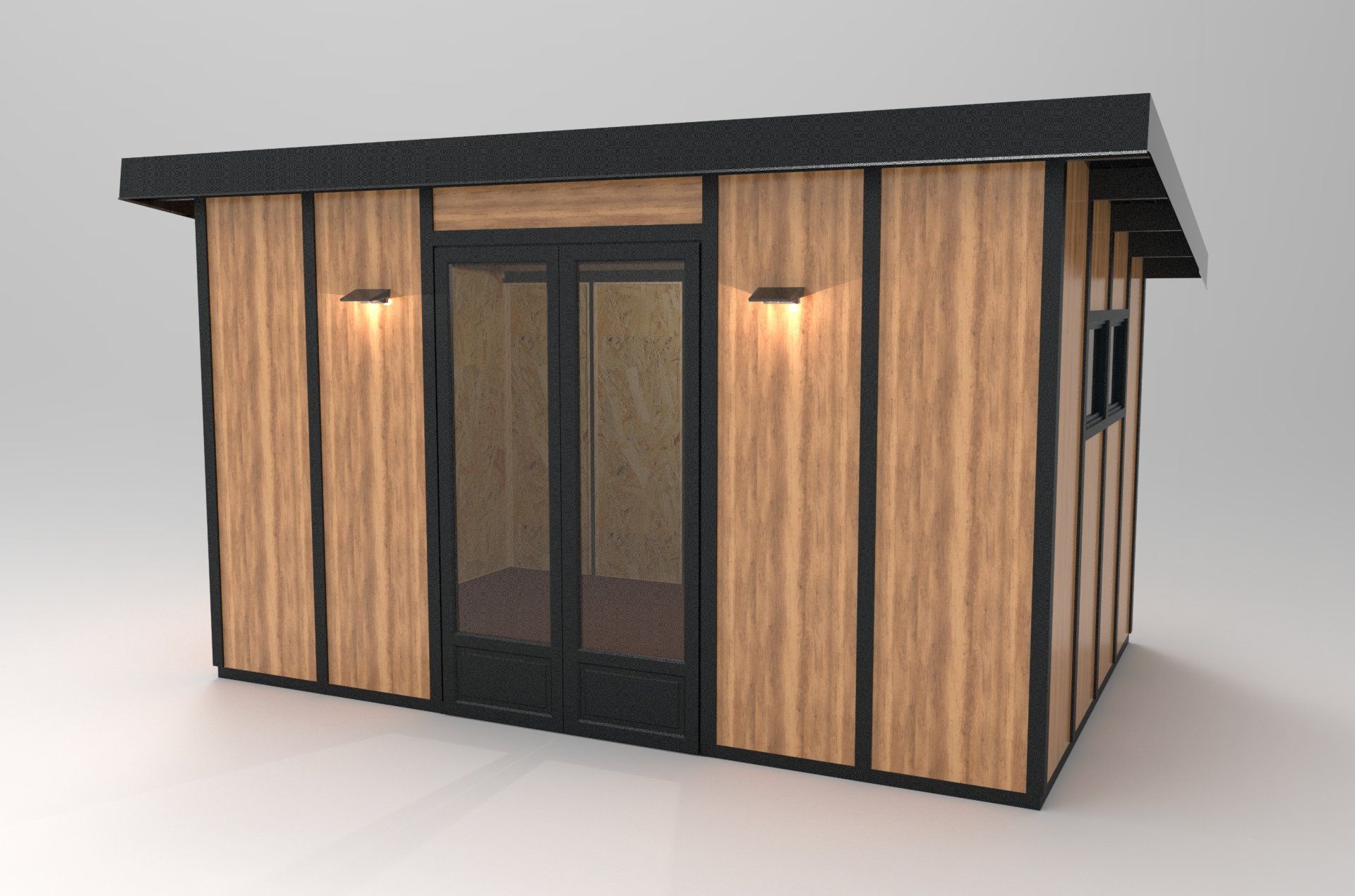 M12 modèle abri de jardin premium 12m² inobea fabriqué en Aveyron