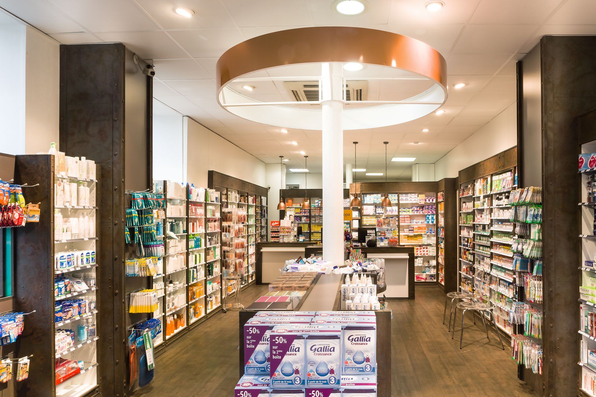 Galerie photographie réalisation projet boutique boulangerie pharmacie magasin inobea