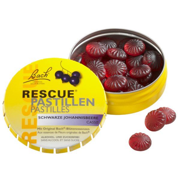 RESCUE® Pastillen Schwarze Johannisbeere 50g