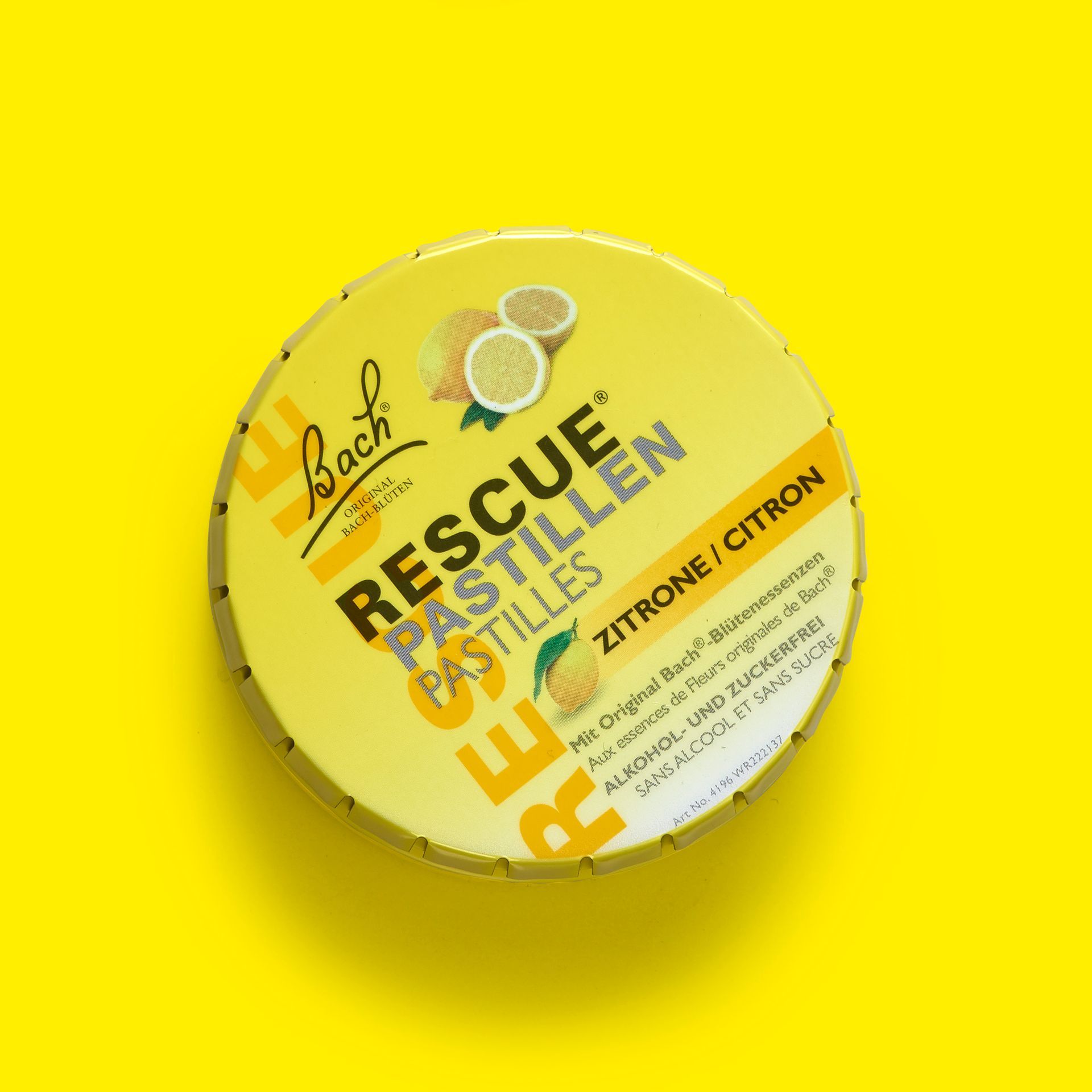 bach rescue pastillen zitrone