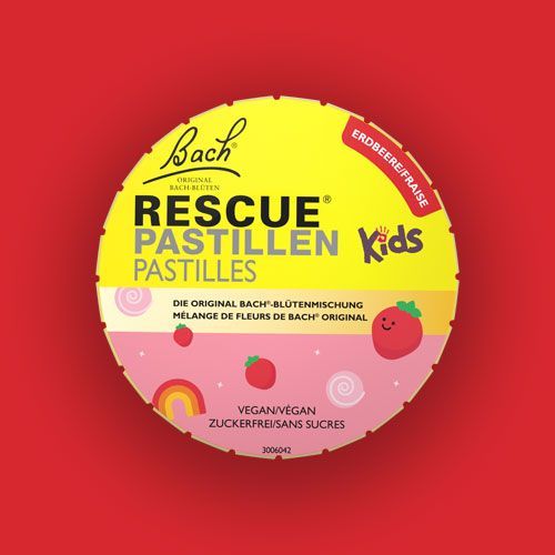 RESCUE® Kids Pastillen Erdbeere