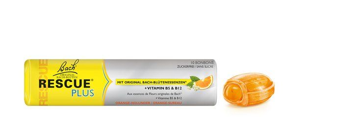 RESCUE® PLUS Lutschbonbons mit Vitamin B5 & Vitamin B12 Österreich