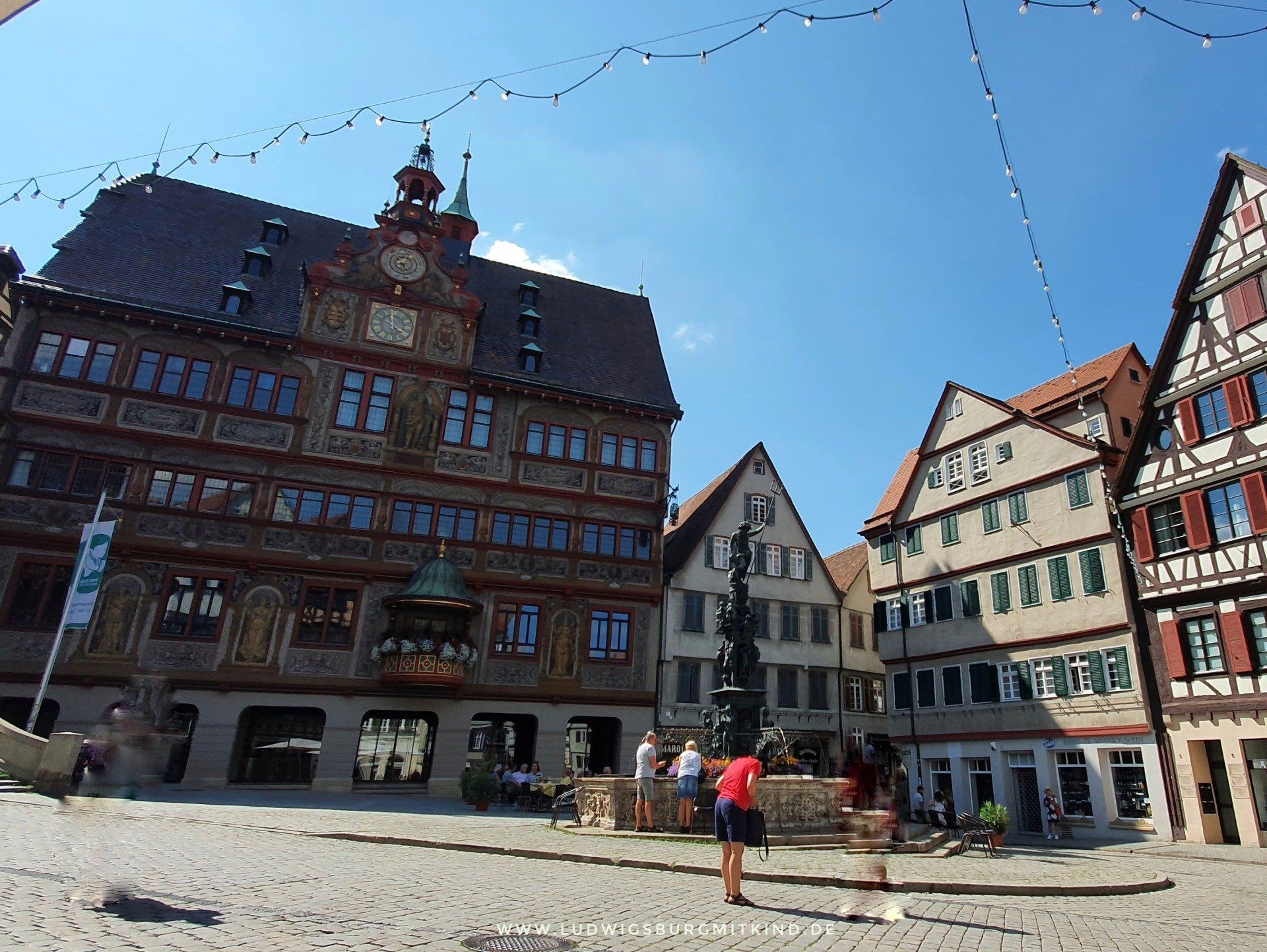 Historisches Rathaus in Tübingen
