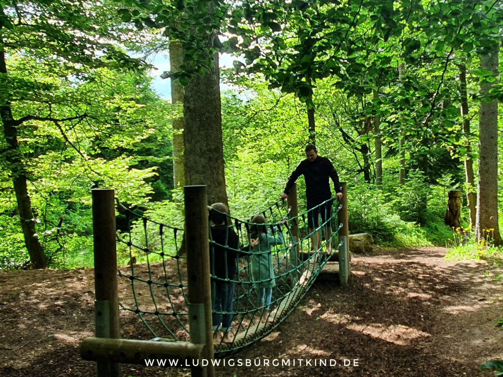 Spielstation auf dem Barfußpark im Schwarzwald