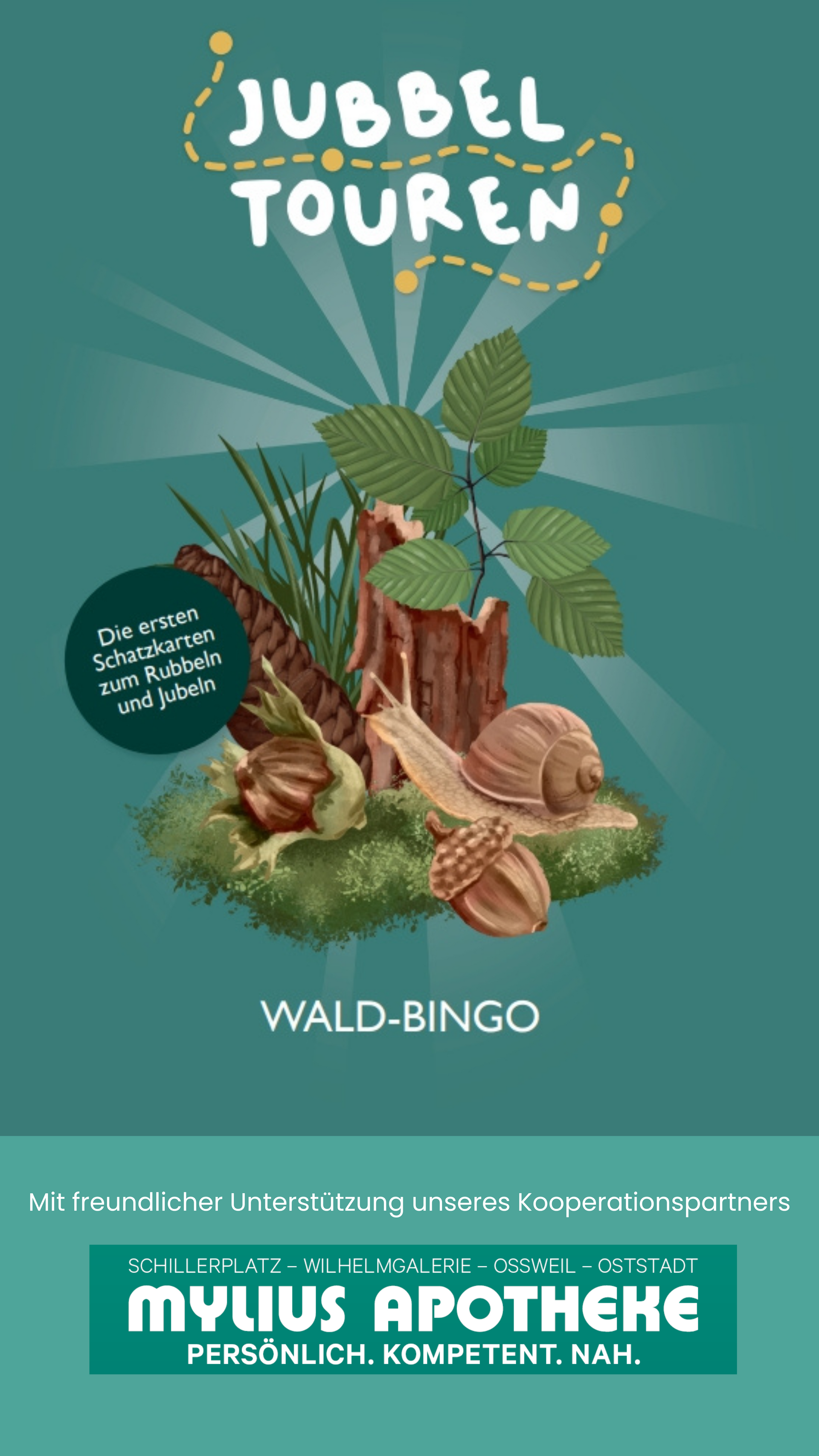Wald-Bingo, Waldbingo Jubbel-Wald-Bingo Spiele Kinder Familie