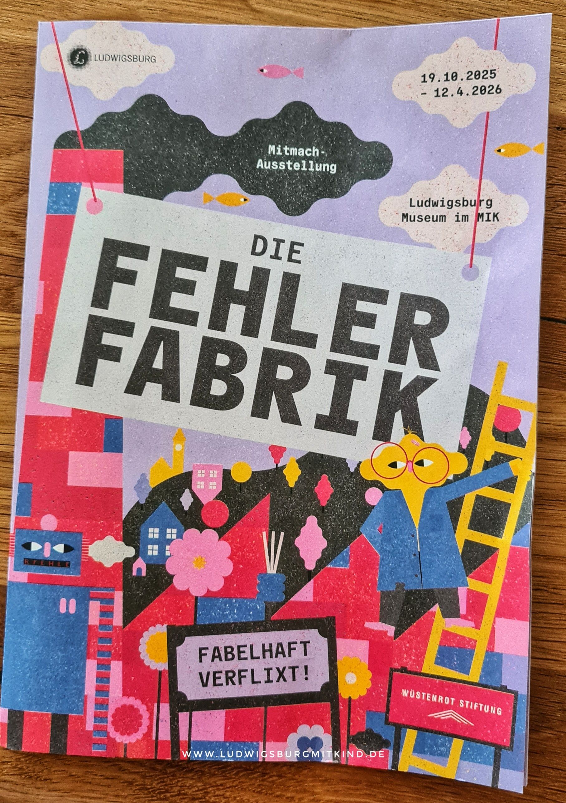 Erlebt die Mitmach-Ausstellung Fehlerfabrik im Ludwigsburg Museum