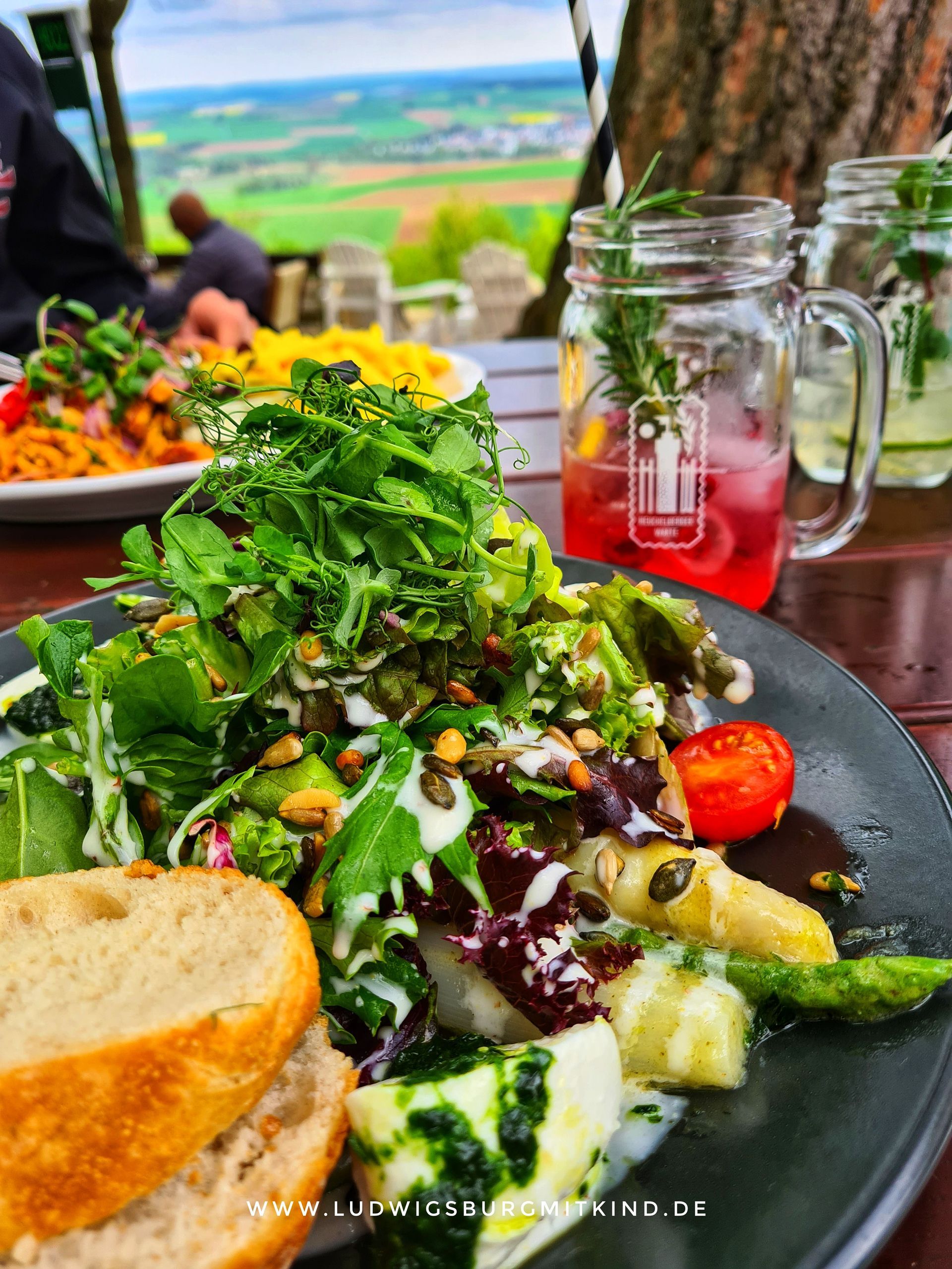 Familienausflugsziel Heuchelberger Warte bei Heilbronn mit Walderlebnispfad