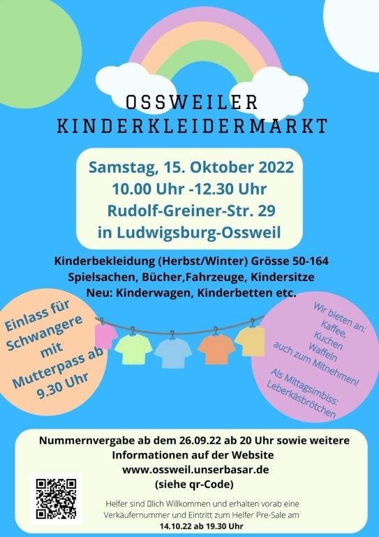 Kinderkleidermarkt Ludwigsburg Ossweil