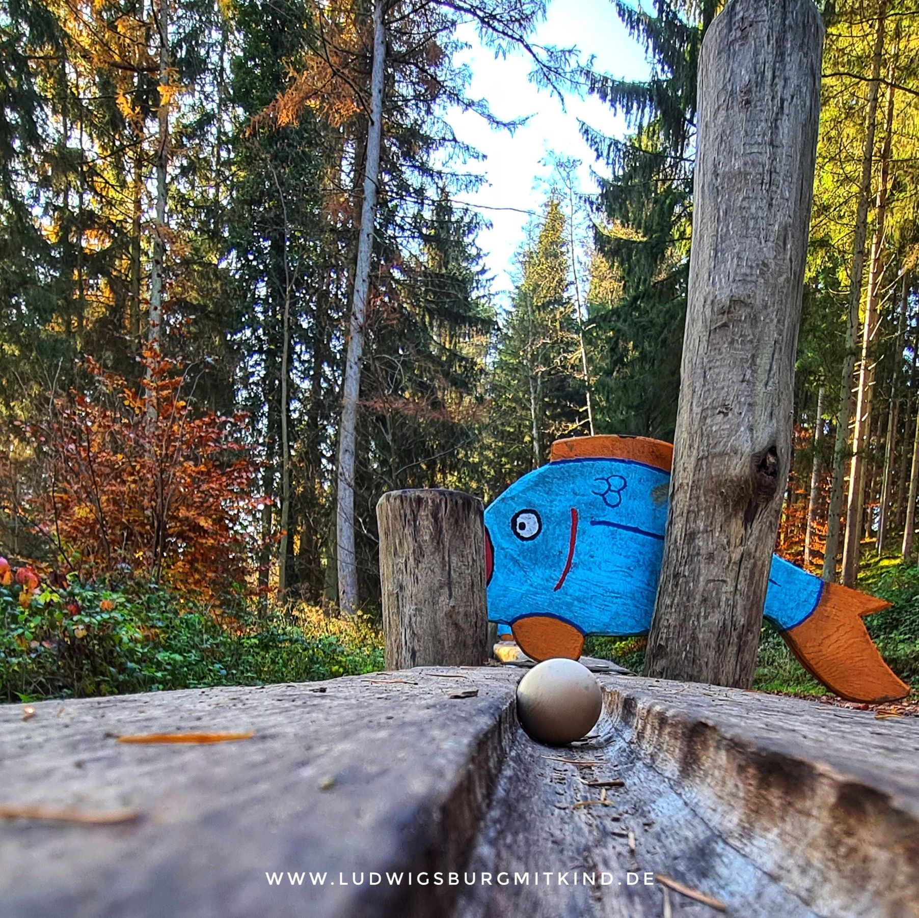 Kugelbahn Herrenbachstausee, Adelberg bei Schorndorf im Rems-Murr-Kreis