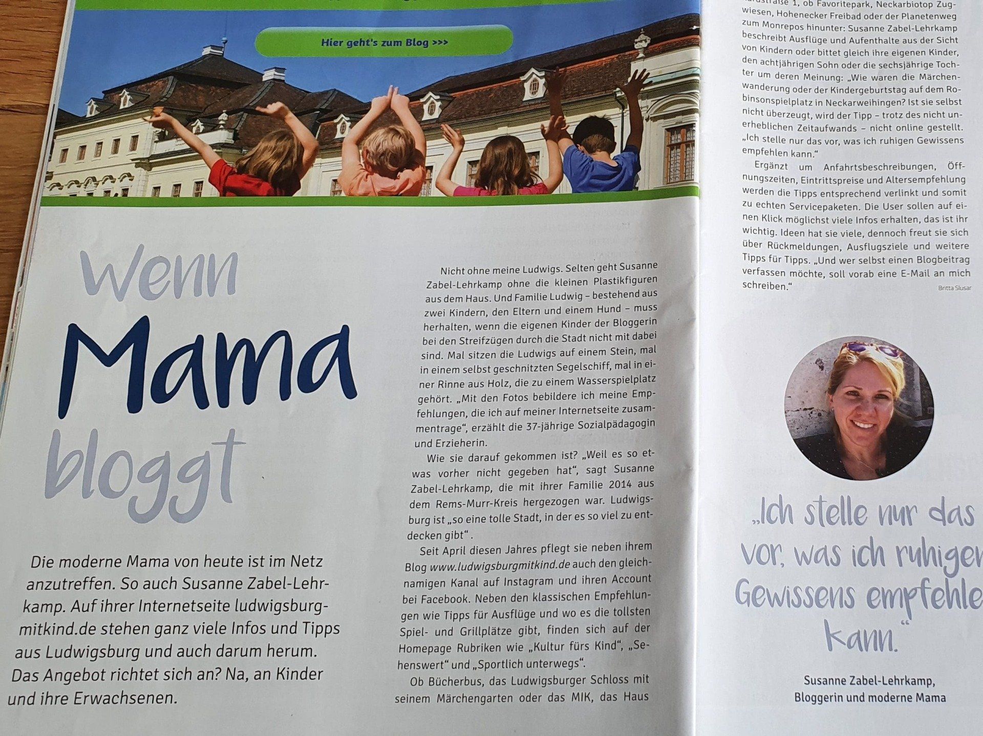 Pressebericht Elternzeitung Lilliput Familie Ausflug Ludwigsburg mit Kind Susanne Zabel-Lehrkamp Pressebericht Elternzeitung Lilliput Familie Ausflug Ludwigsburg mit Kind Susanne Zabel-Lehrkamp