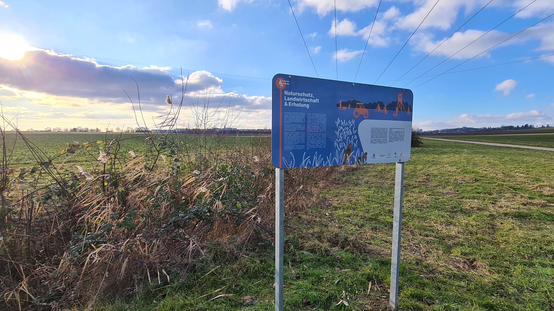 Wildschutzzone Remseck Rebhuhn Familienausflugsziel Wanderung Fahrradtour