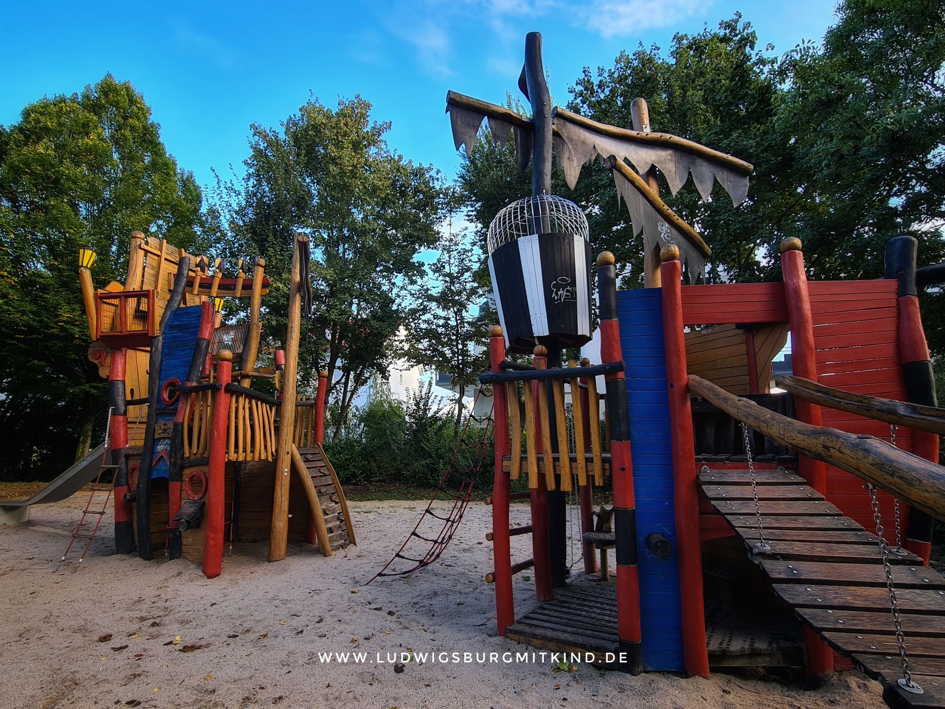 Piratenspielplatz Ludwigsburg Pattonville