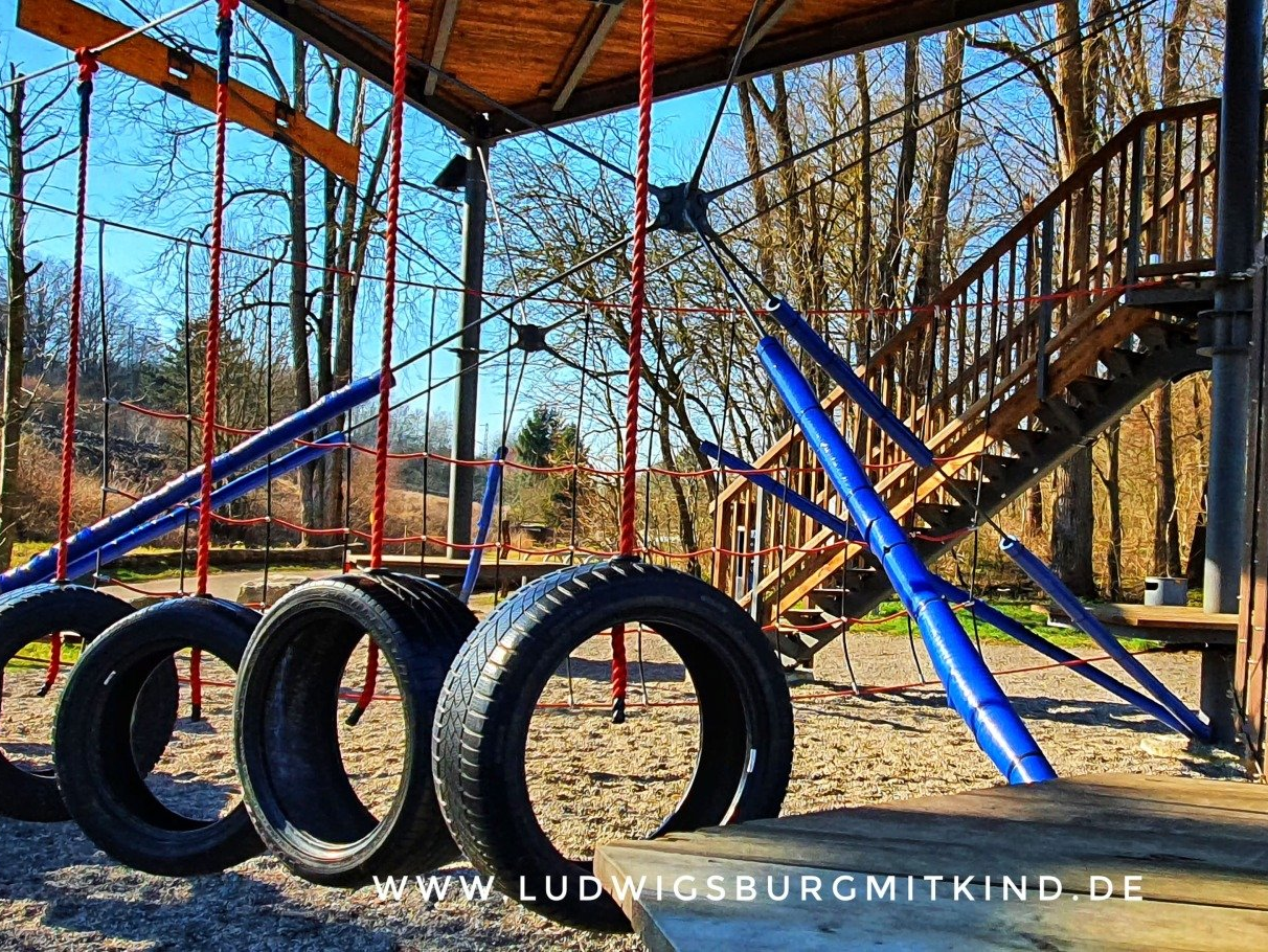 Der Spielplatz am Remsufer im ErlebnisReich am Remstalradweg