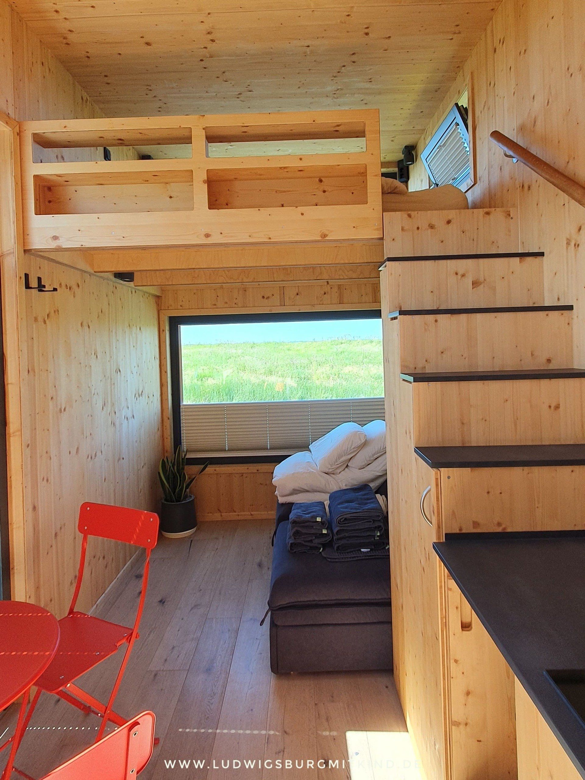 das Green Tiny House in Carolinensiel an der Nordsee
