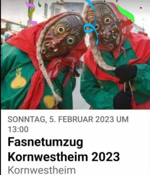 Veranstaltung Familien 2 2023 Fasnet Kornwestheim