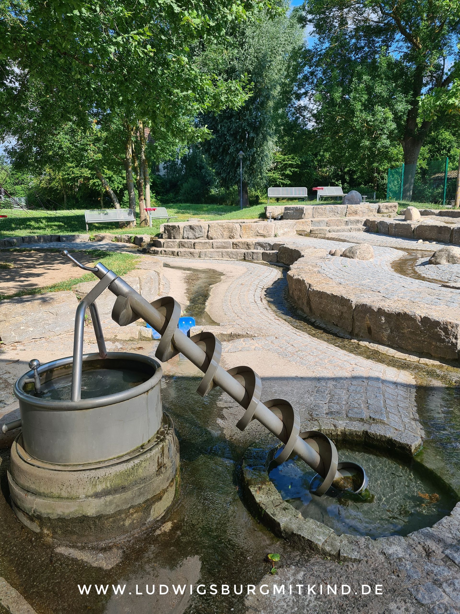 Wasserspielplatz Illingen Enzkreis