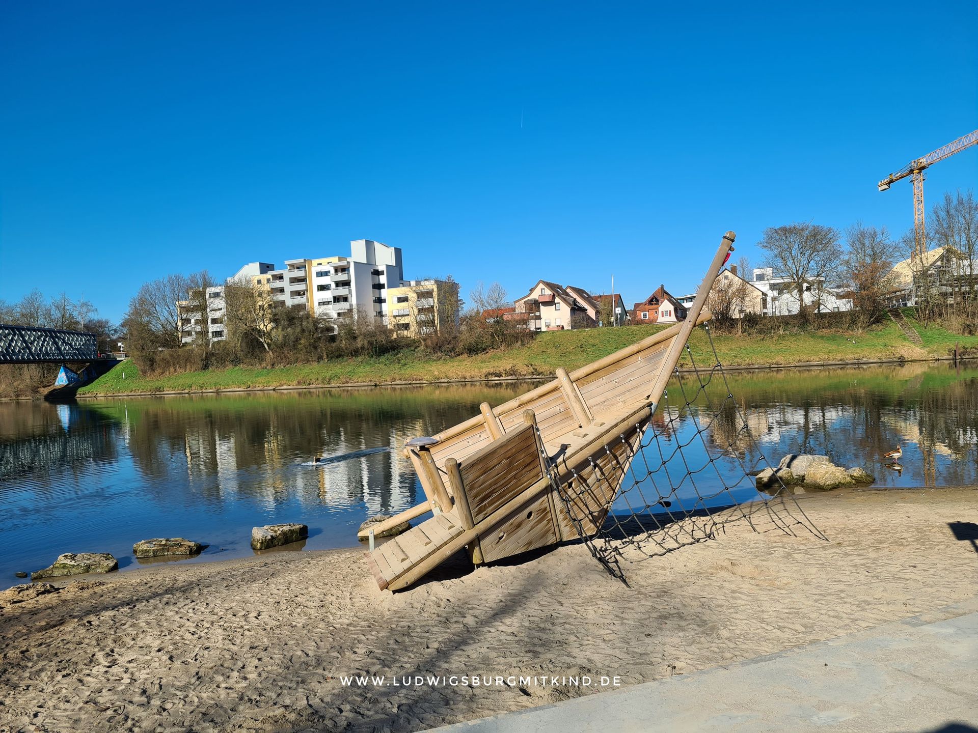 Neckarstrand Ausflugsziel Remseck
