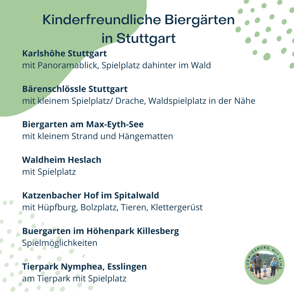 Biergärten in Ludwigsburg
