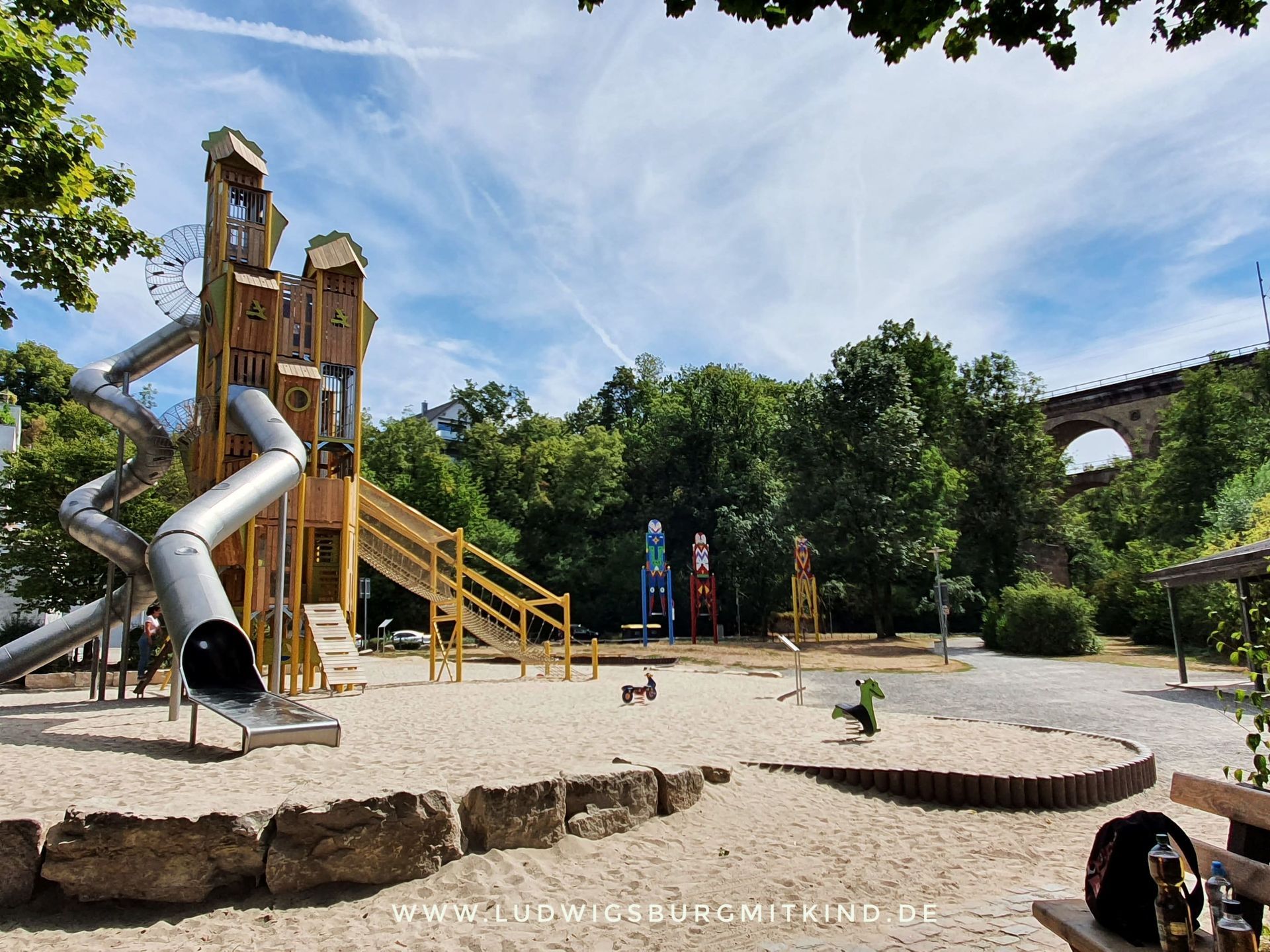 Spielplatz Bietigheim-Bissingen, Enz Kinder Familie