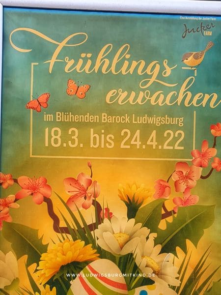 Frühlingserwachen im Blühenden Barock residenzschloss Ludwigsburg