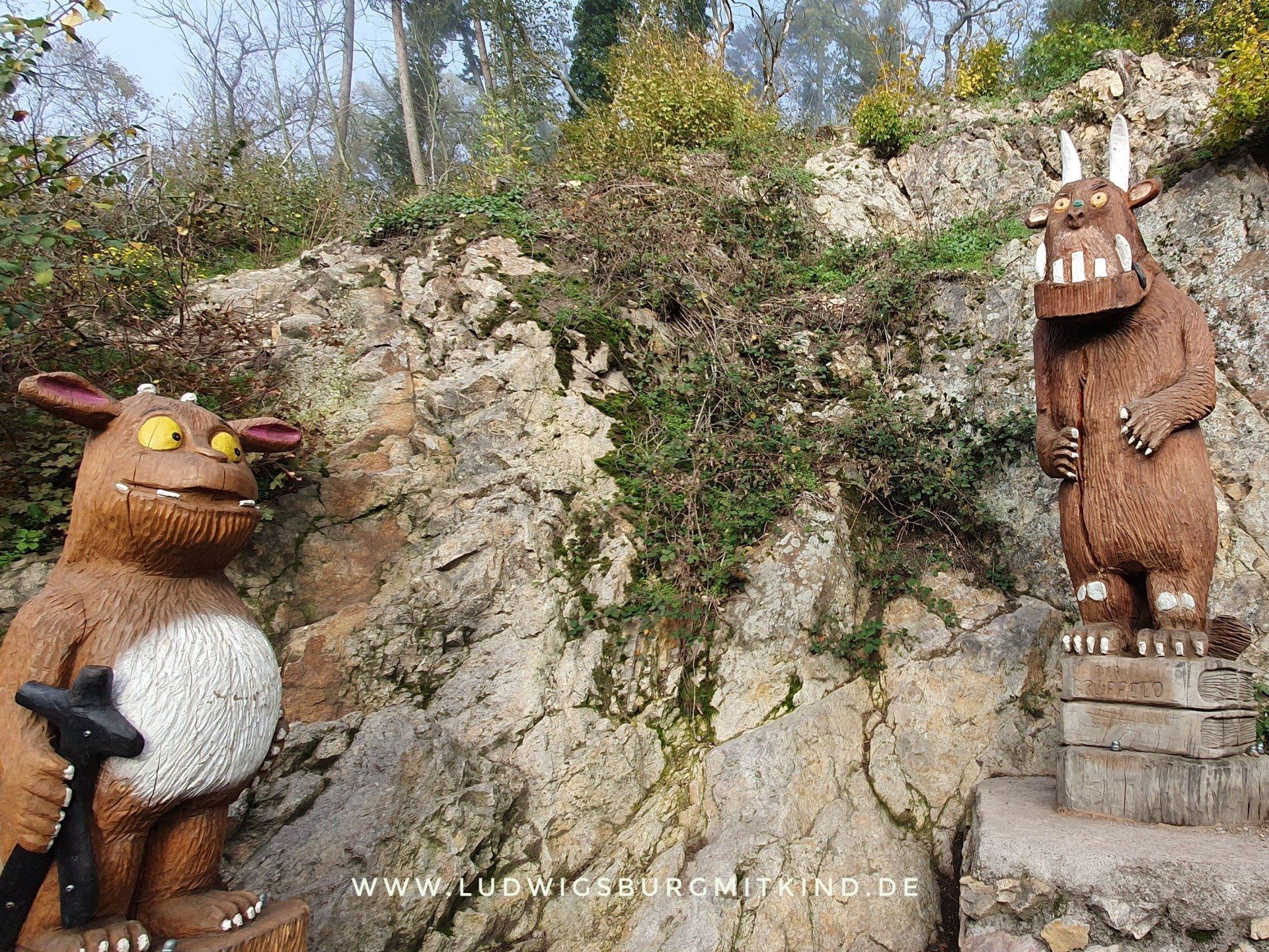 Grüffelo-Pfad in Weinheim ein Ausflugziel für Familien