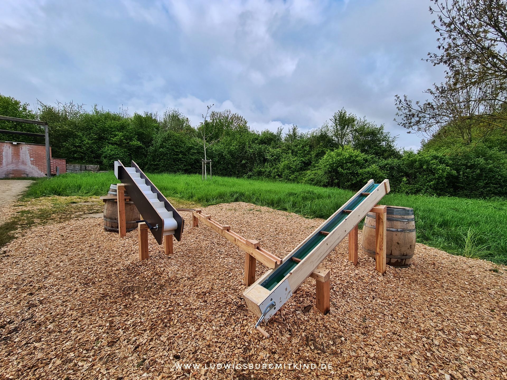 Erlebnisweg für Familien mit Kindern Kugelbahnen in Leutenbach