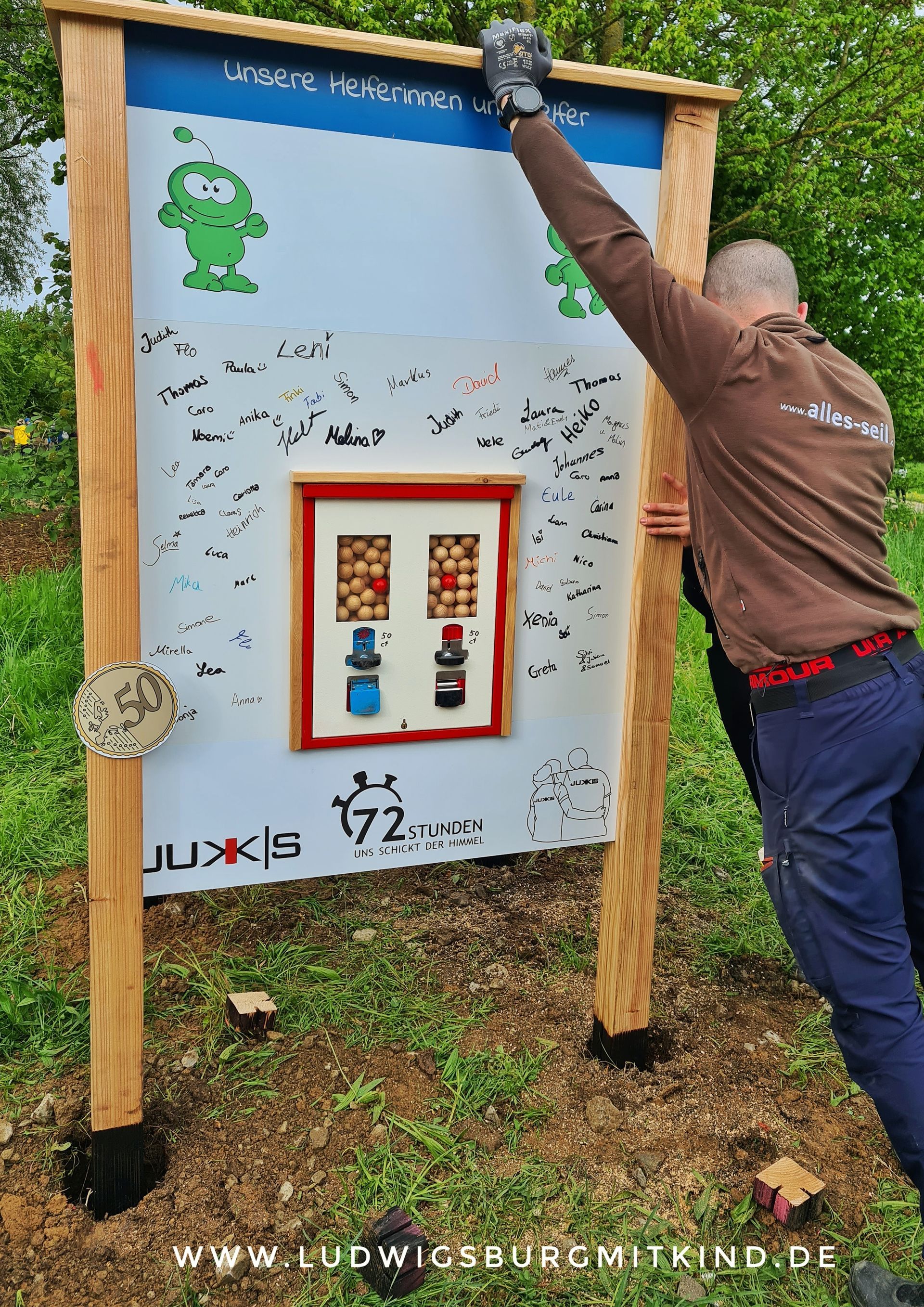 Kugelbahn mit Erlebnisweg Leutenbach im Rems-Murr-Kreis