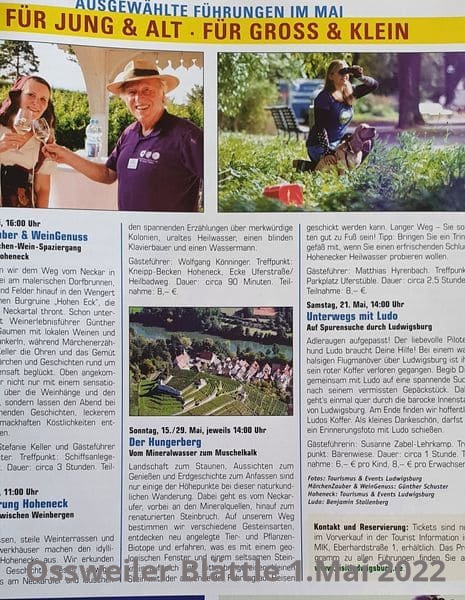 Presseartikel im Ossweiler Blättle