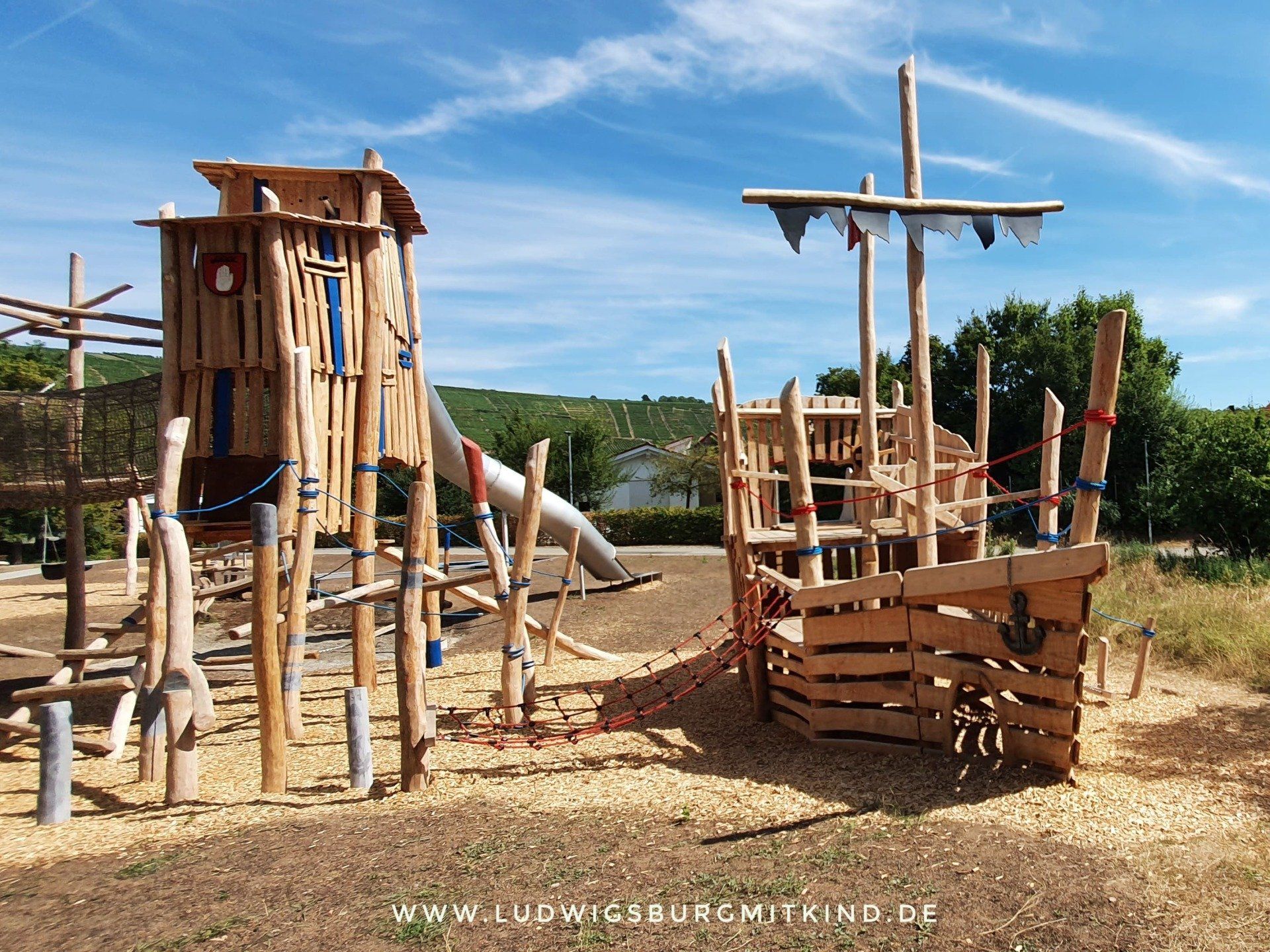 Wasserspielplatz in Mundelsheim am Neckar