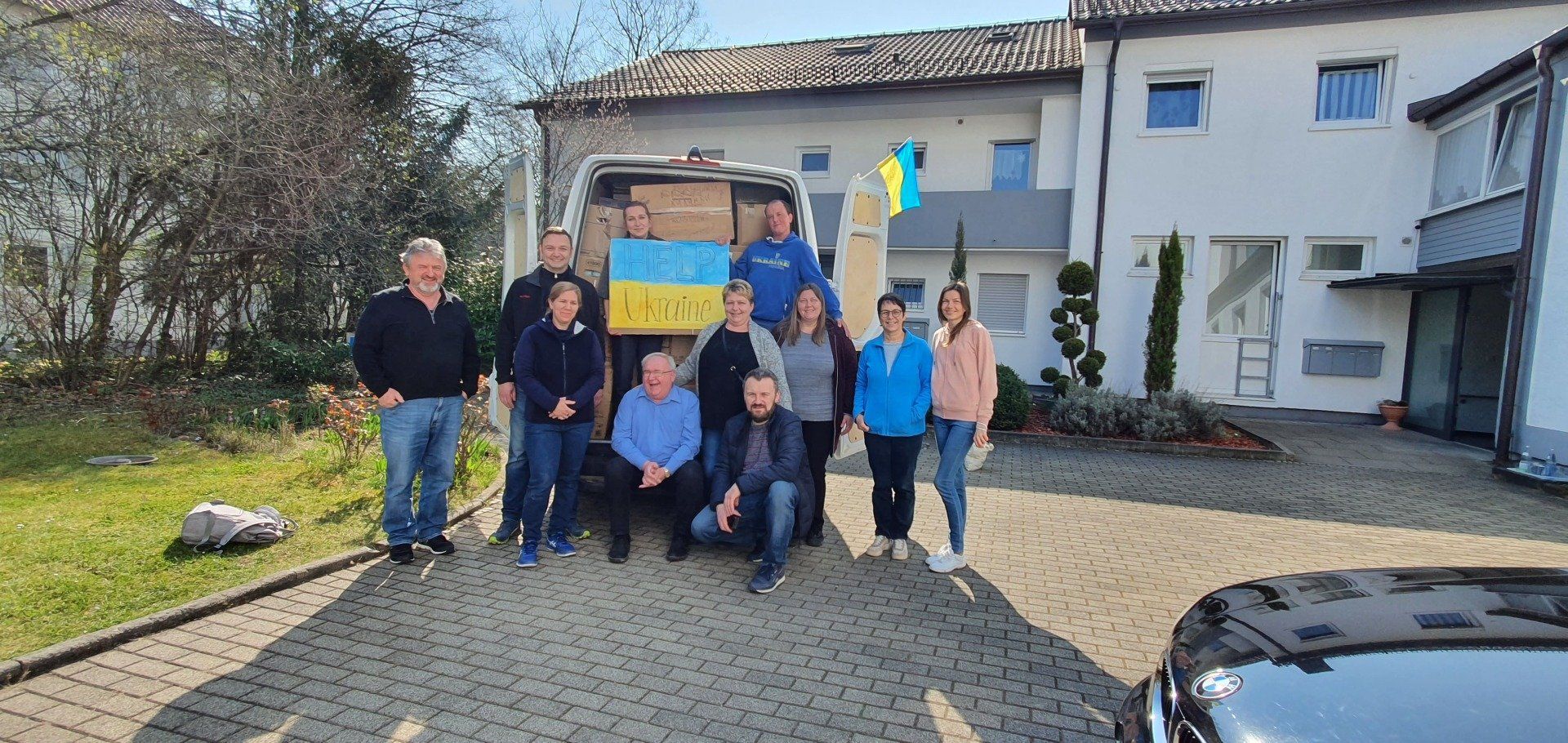 Spendenaktion für die Ukraine Ludwigsburg