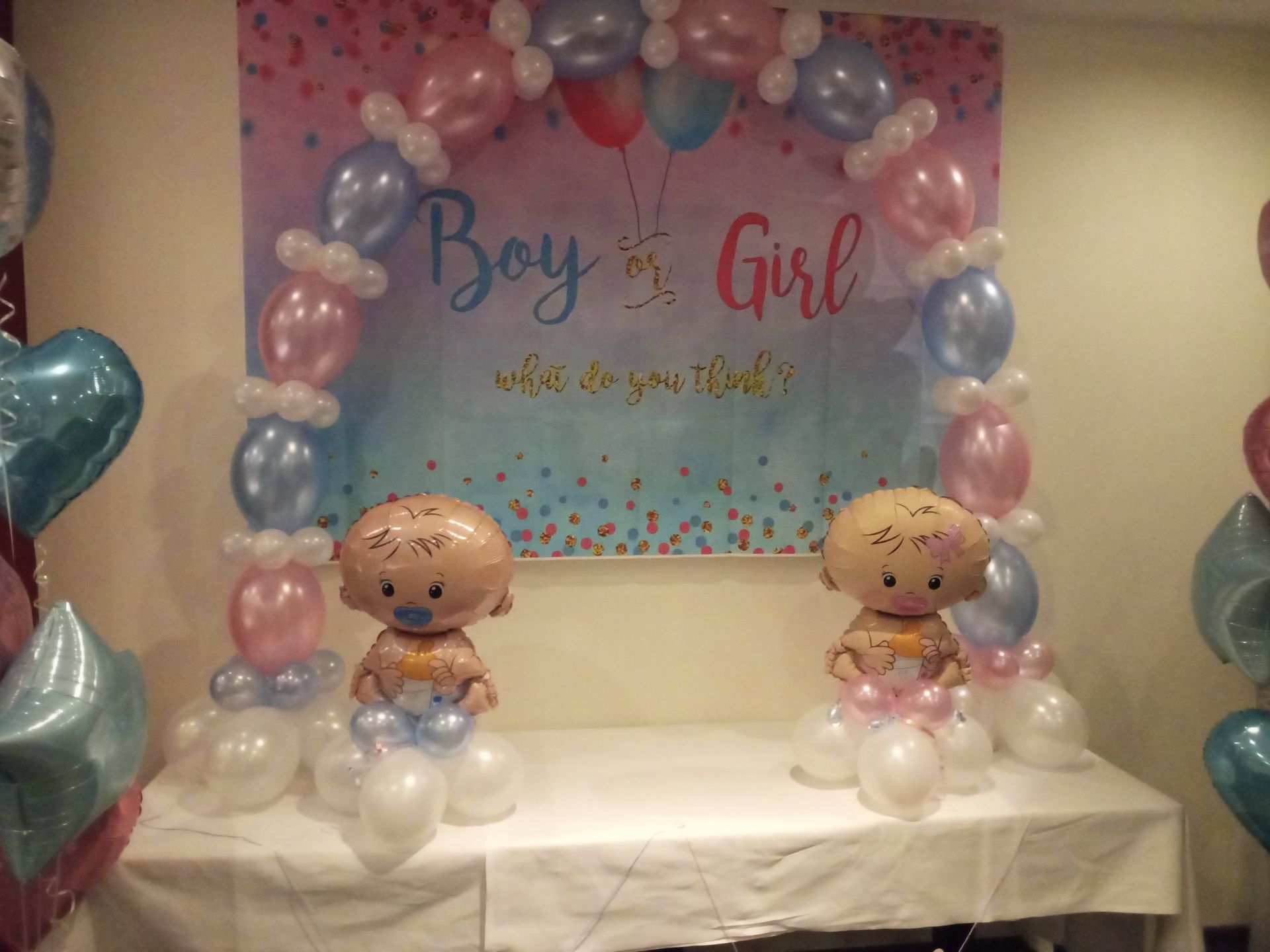 Babypaty Ballondeko, Ballongirlande