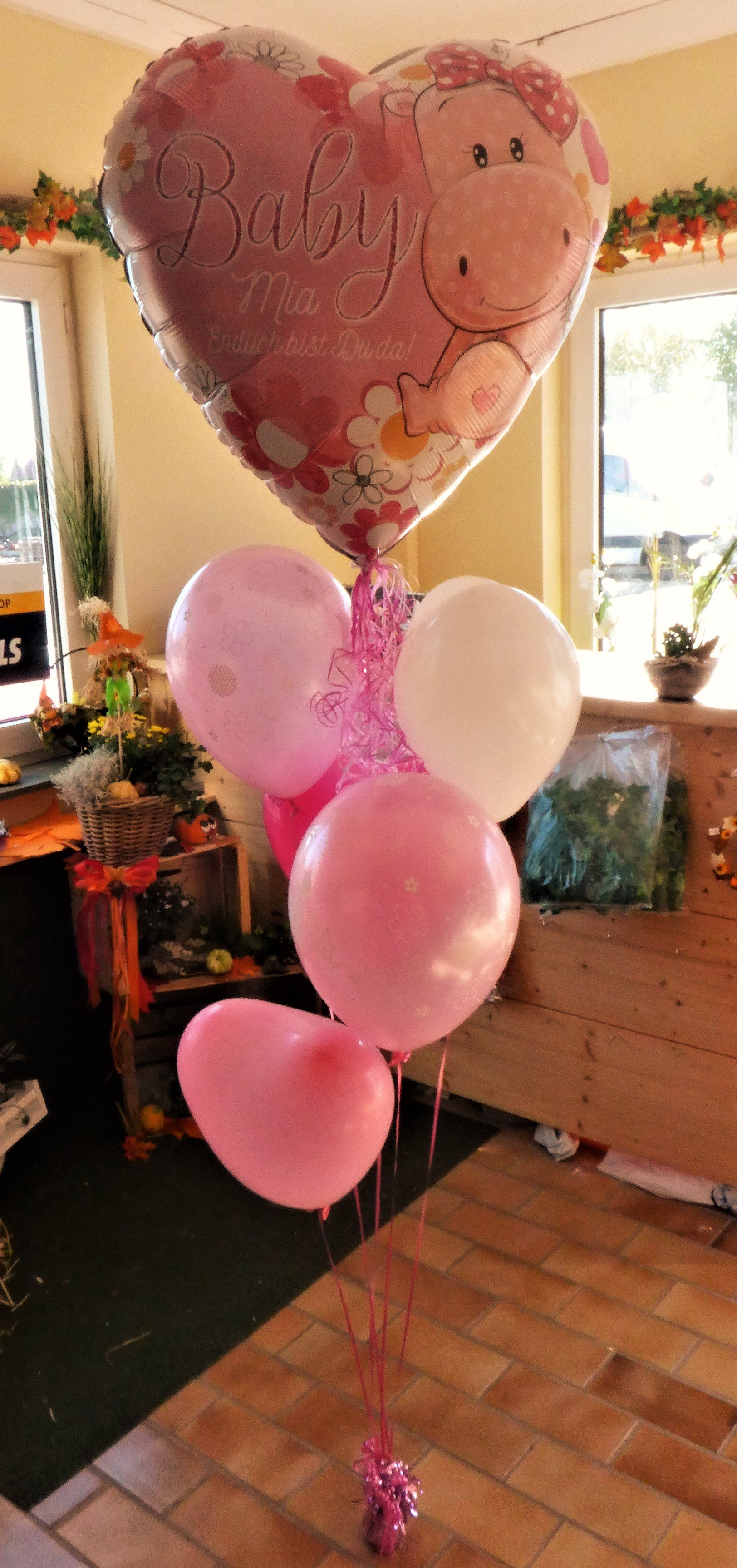 Babyballon, Folienballon, Folienballon Worms, Folienballon Herz, Folienballon zur Geburt