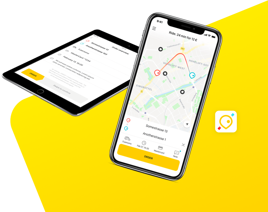 Taxi App taxi.de