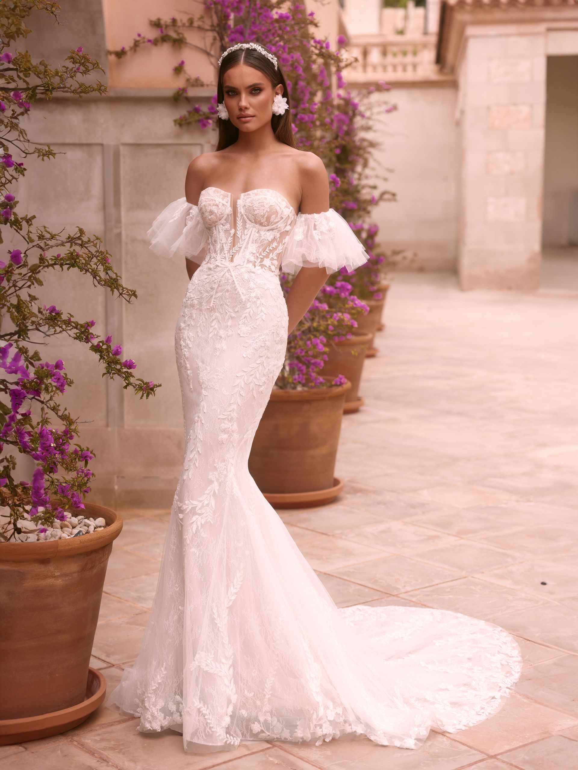 fit and flair brautkleid, figurbetontes brautkleid meerjungfrau brautkleid Köln